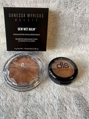 Danessa Myricks Beauty Dew Wet Balm Highlight - Warm Bronze & DLS Bronzer